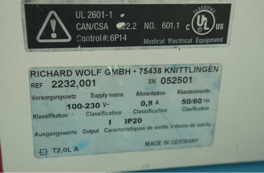 RICHARD Wolf 2232 Insufflator