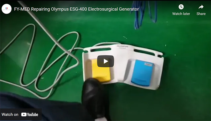 FY-MED Repairing Olympus ESG-400 Electrosurgical Generator